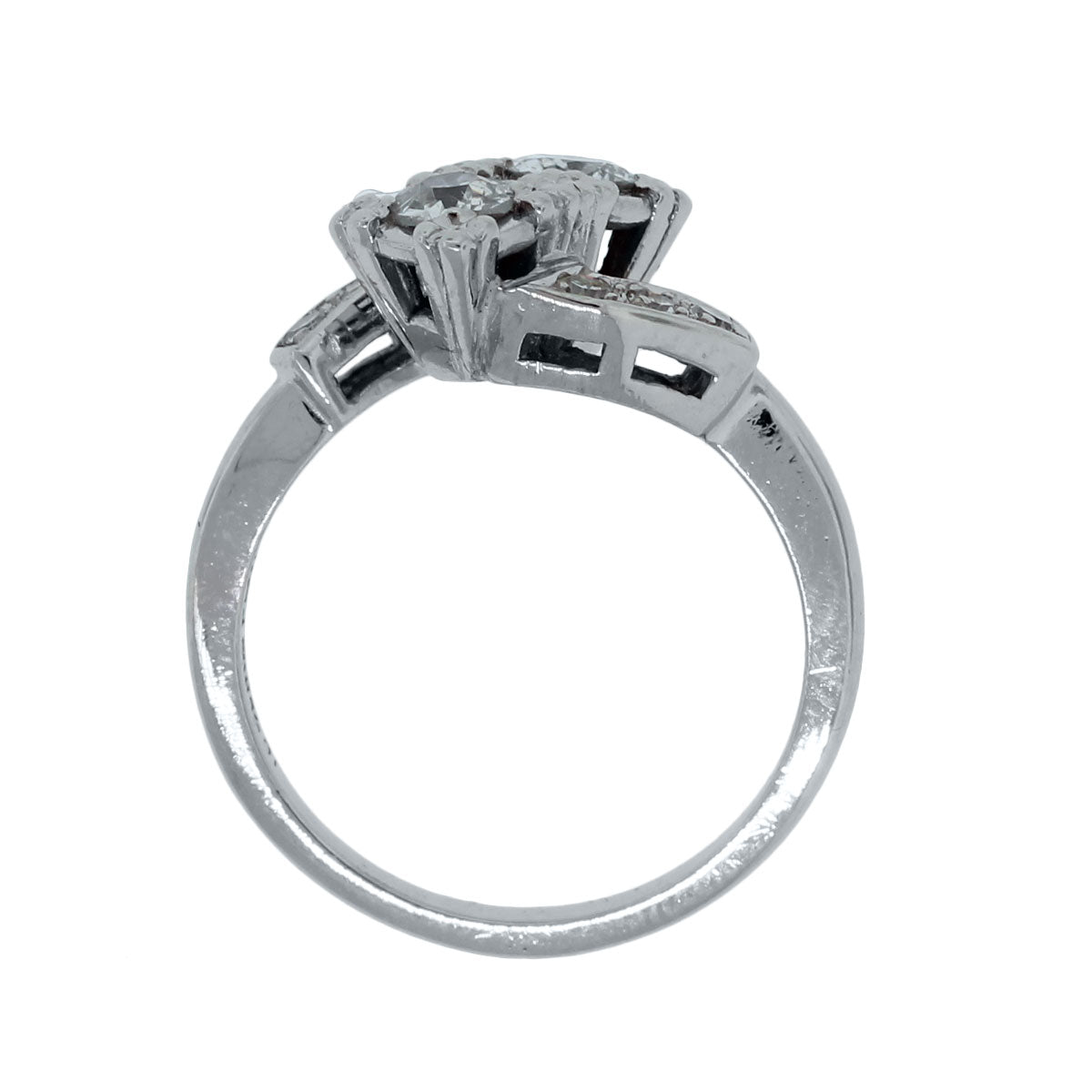 Platinum .70ctw Diamond Vintage Ring