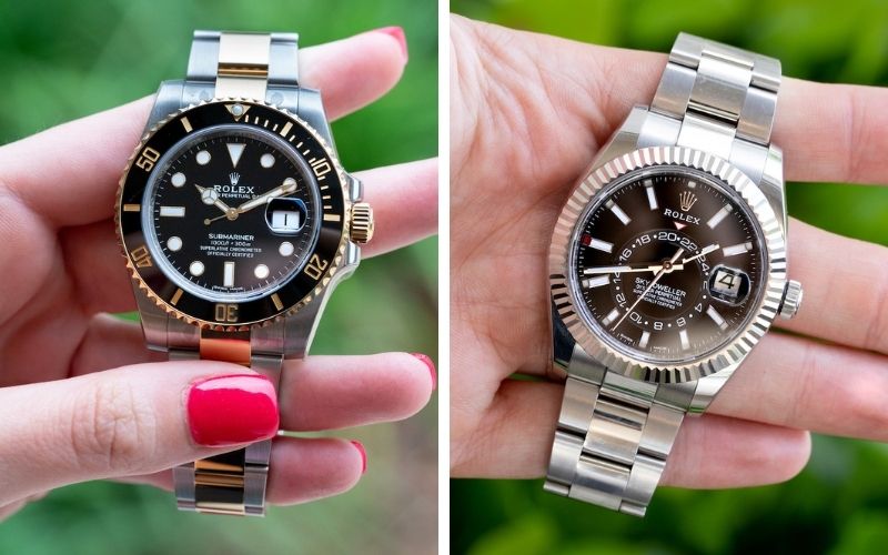 Rolex Submariner or sky-dweller