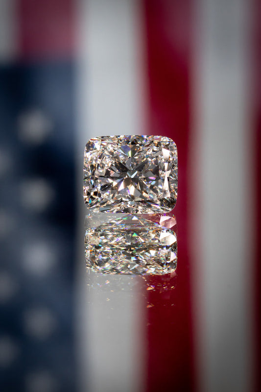 8 carat cushion cut diamond