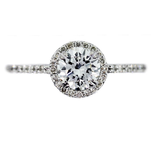 5 carat halo engagement ring