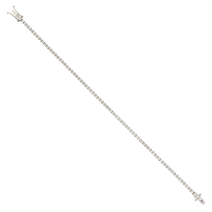 18k White Gold 2.15ctw Round Diamond Tennis Bracelet