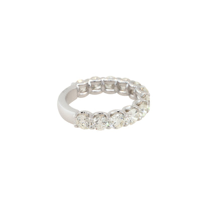 14k White Gold 2.59ctw Half-way Round Diamond Bridal Band