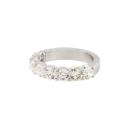 18k White Gold 2.43ctw Diamond Halfway Eternity Ring
