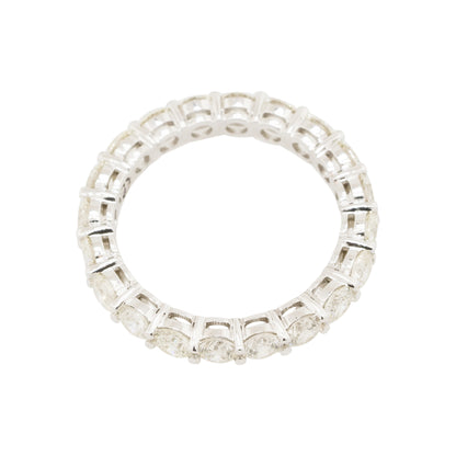 14k White Gold 2.48ctw Round Brilliant Eternity Band