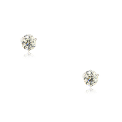 14k White Gold 2.30ctw Diamond Stud Earrings