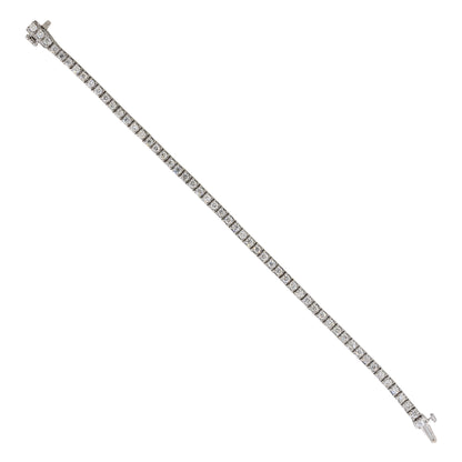 18k White Gold 10.6ctw Round Diamond Tennis Bracelet