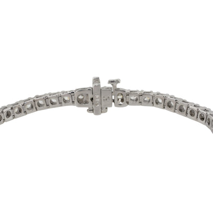 18k White Gold 10.6ctw Round Diamond Tennis Bracelet