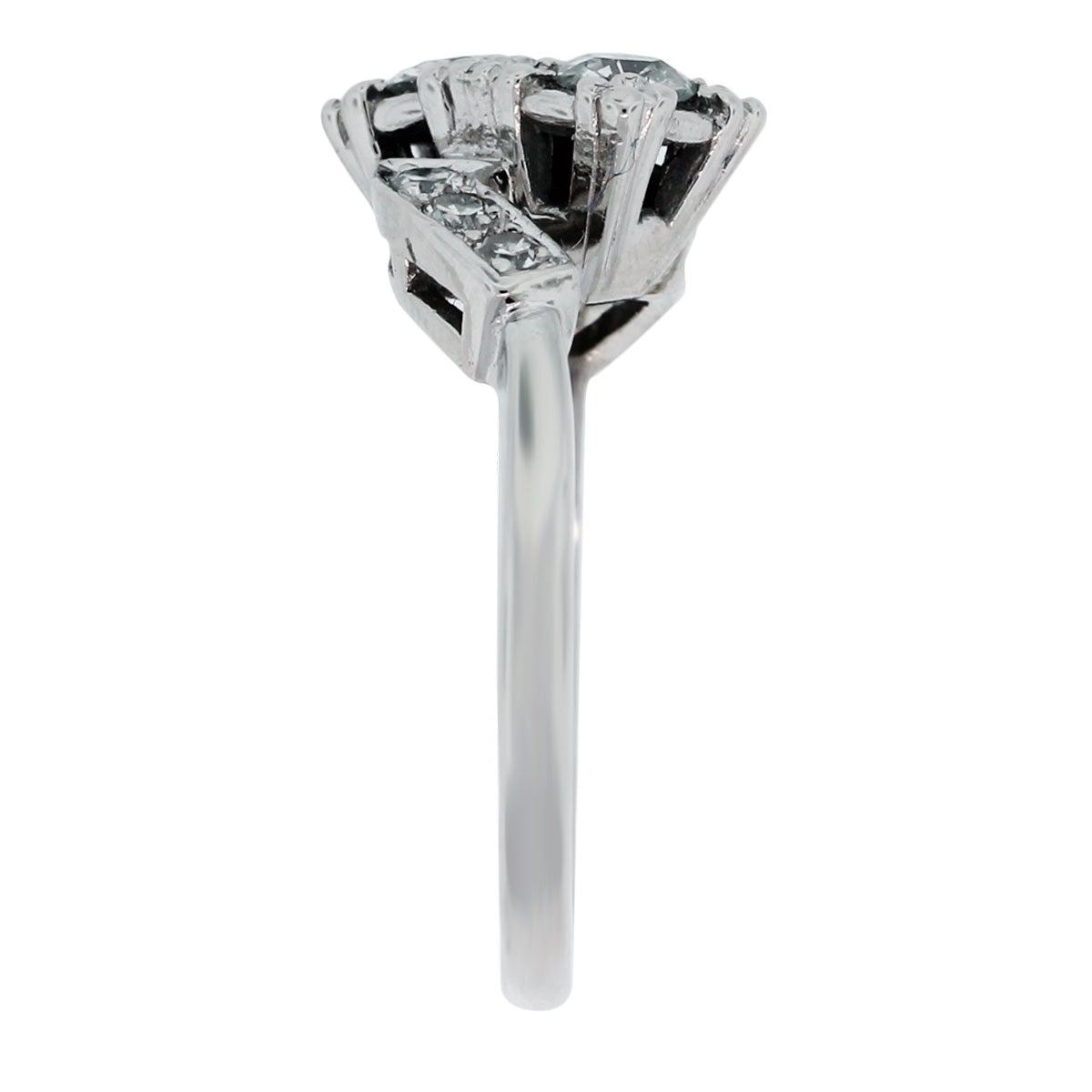 Platinum .70ctw Diamond Vintage Ring