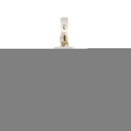 18k White Gold 0.06ctw Diamond Black Pearl Pendant