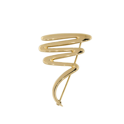 Tiffany & Co. 18k Yellow Gold Paloma Picasso Zig Zag Brooch Pin