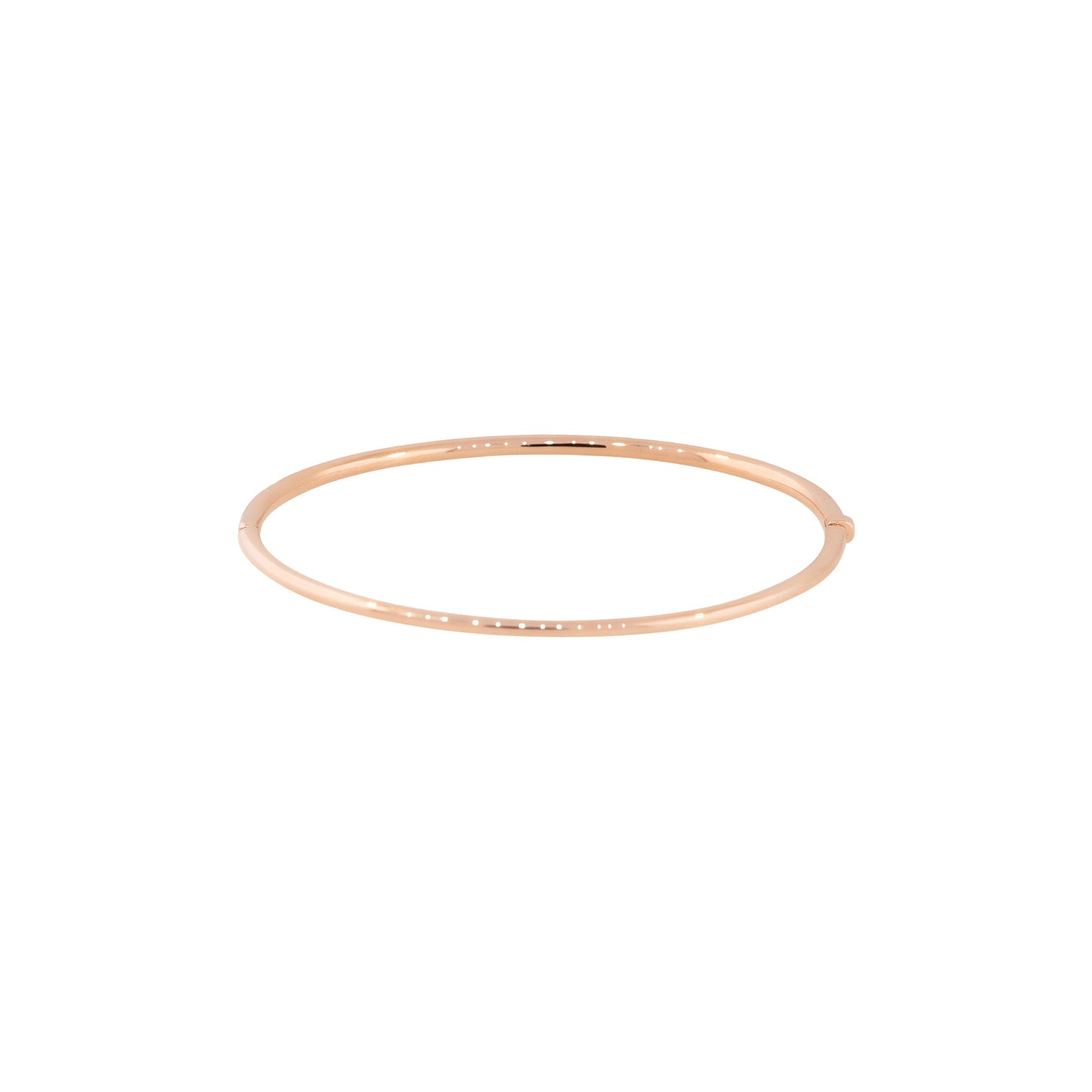 18k Rose Gold 0.50ctw Diamond Bangle Bracelet