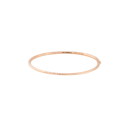 18k Rose Gold 0.50ctw Diamond Bangle Bracelet