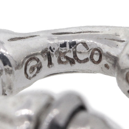 Tiffany & Co. Sterling Silver Bamboo Link Vintage Earrings