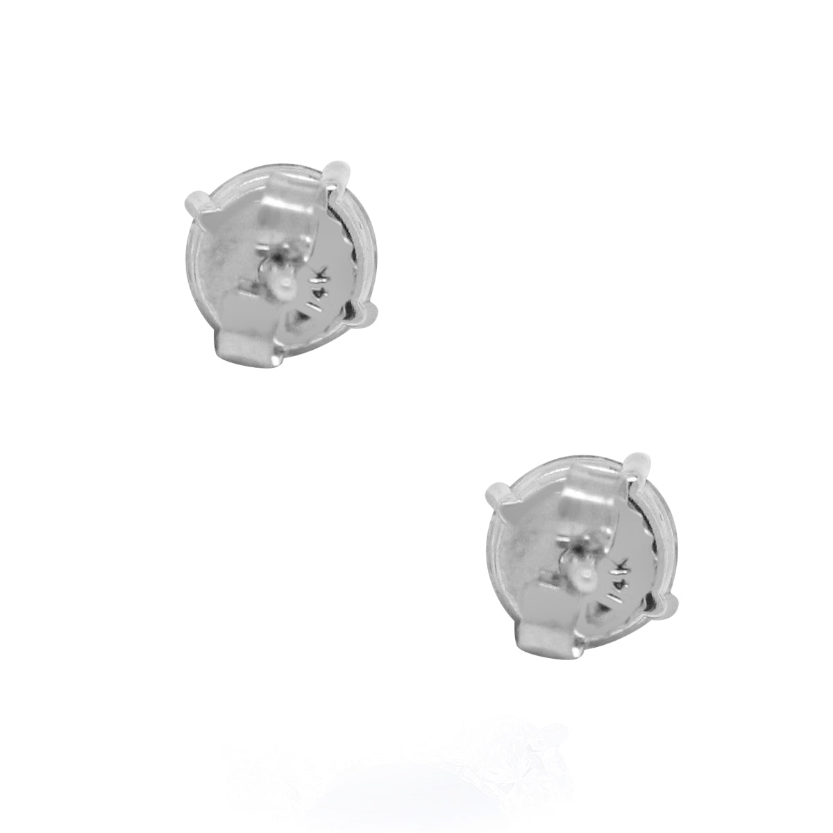 14k White Gold 1.57ctw Diamond Stud Earrings