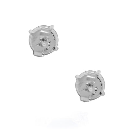14k White Gold 1.57ctw Diamond Stud Earrings