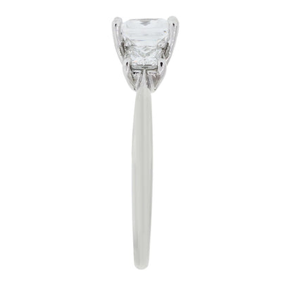 Ritani 18k White Gold 0.38ctw Diamond Engagement Ring