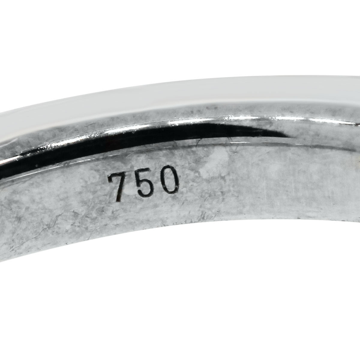 Ritani 18k White Gold 0.38ctw Diamond Engagement Ring