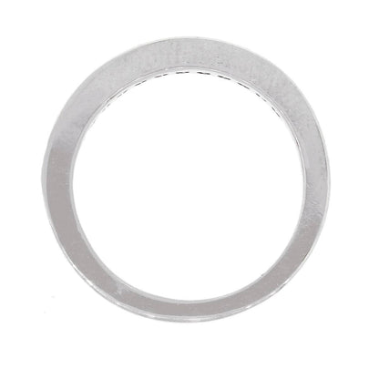 14k White Gold 0.28ctw Round Diamond Wedding Band