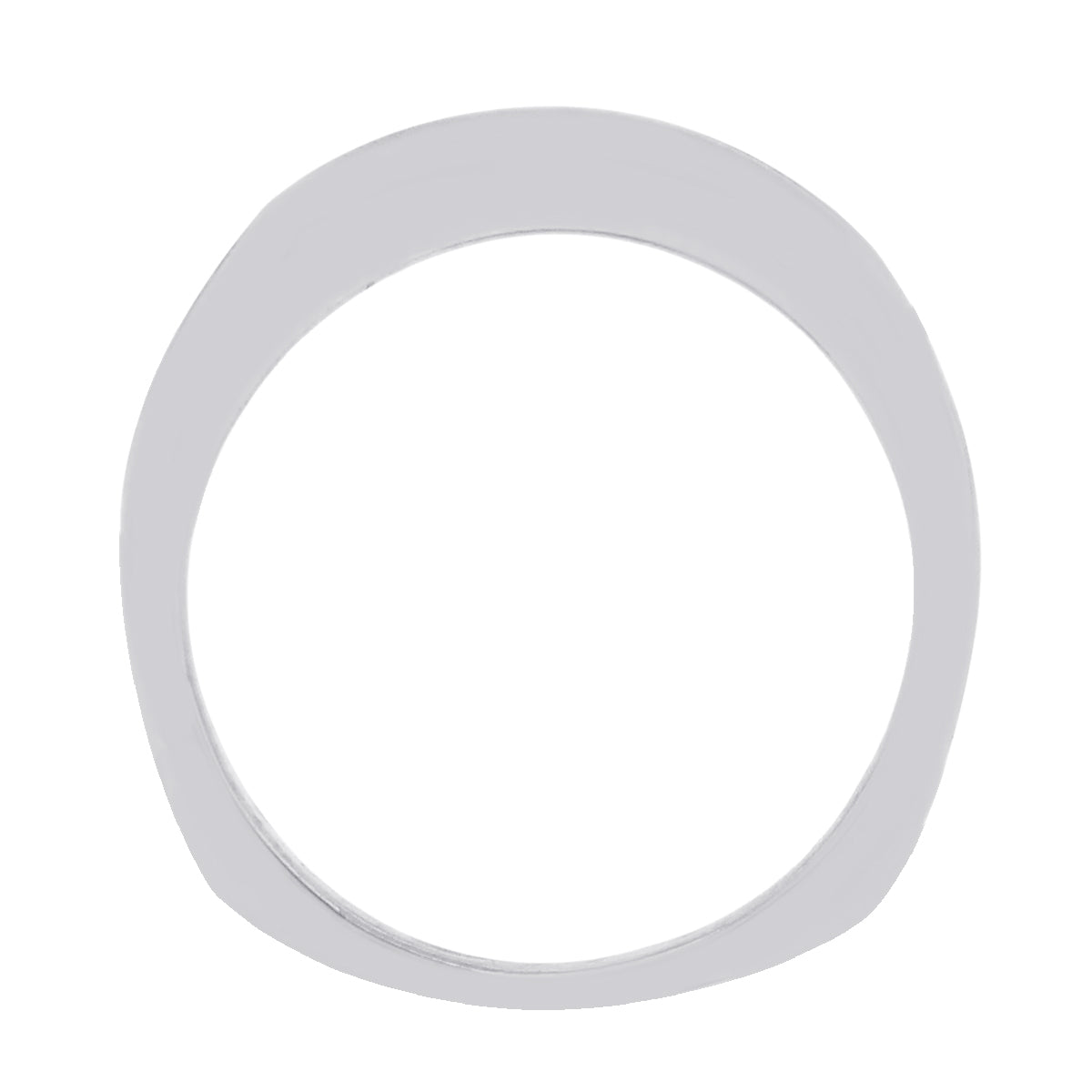 14k White Gold 0.65ctw Diamond Wedding Band