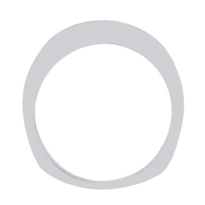 14k White Gold 0.65ctw Diamond Wedding Band