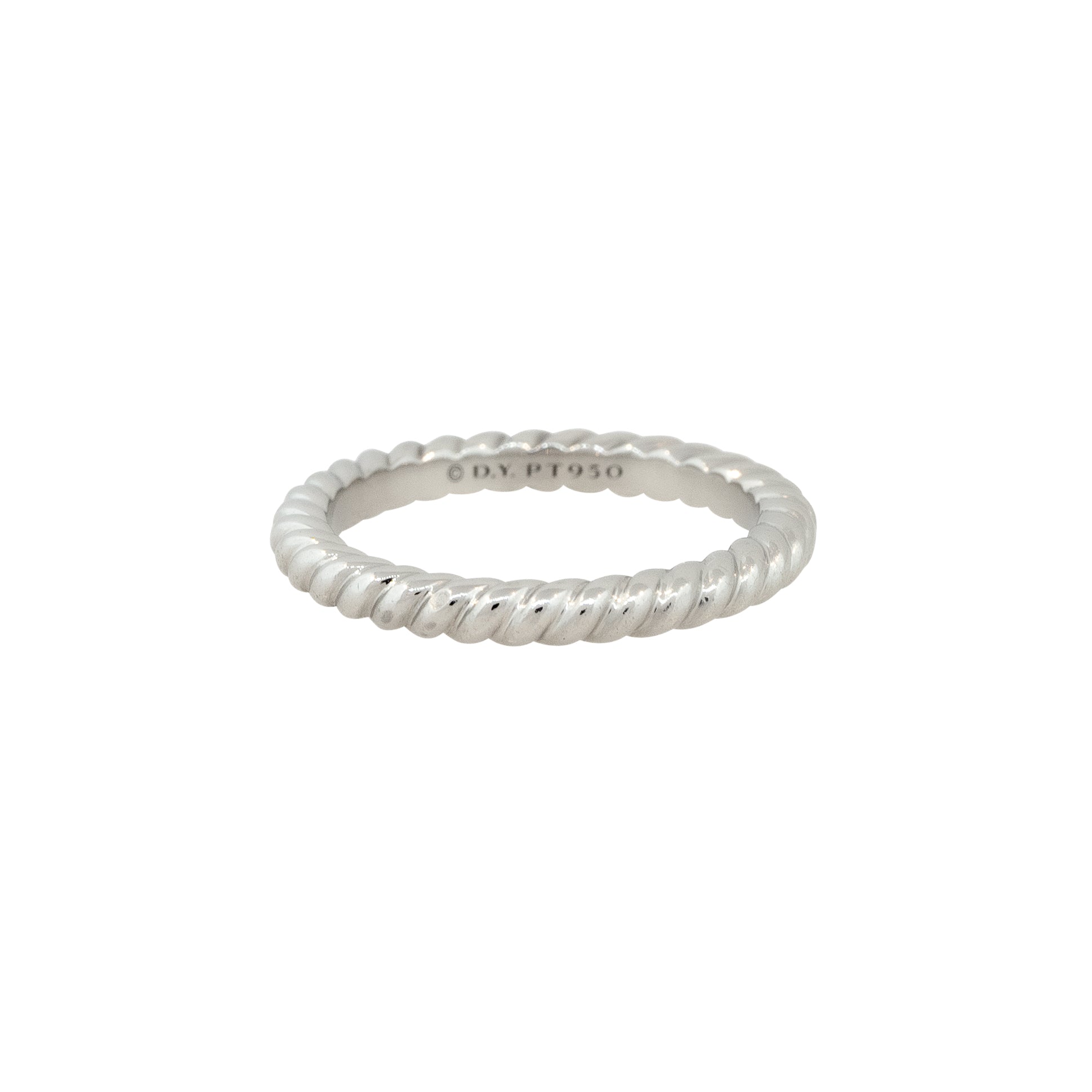 David Yurman Platinum Unity Cable Wedding Band