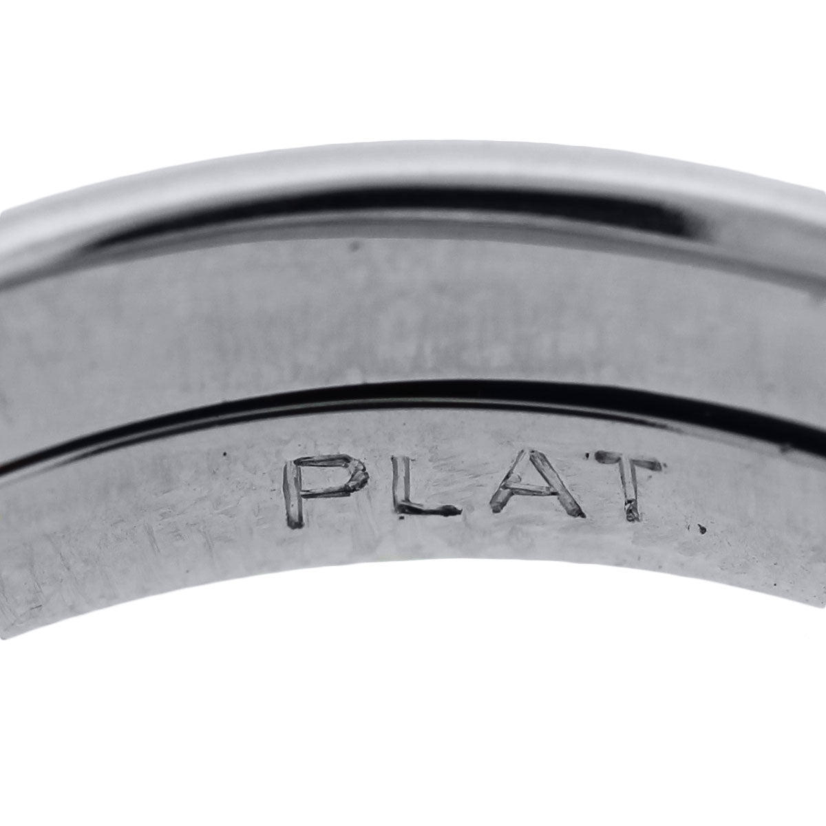 Platinum Ruby Skull Mens Ring