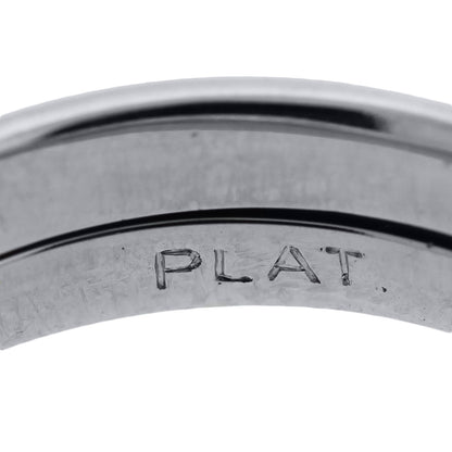 Platinum Ruby Skull Mens Ring