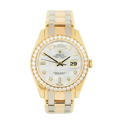 Rolex 18948 Day-Date Tridor Meteorite Diamond Dial Watch