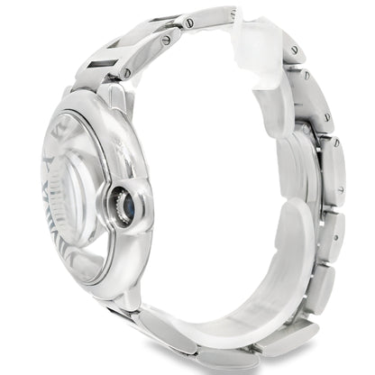 Cartier Ballon Bleu 36mm White Roman Dial Watch